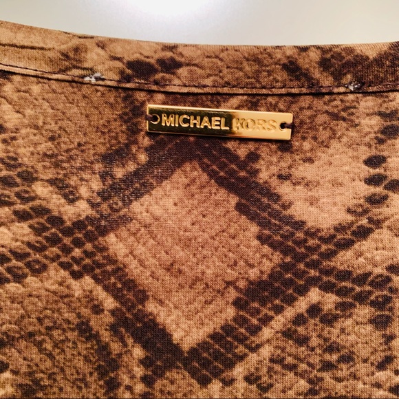 NWOT Michael Kors Dress Animal Print Polyester/Spandex. Size Small - Picture 8 of 9